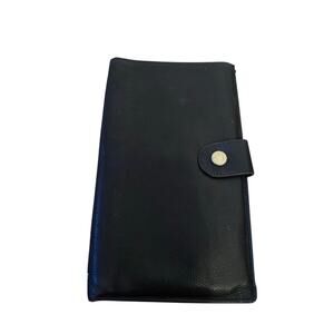 ESCADA Black Vintage Leather Wallet